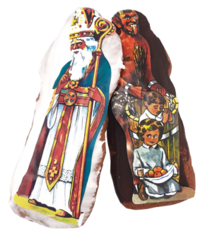 Lebkuchennikolaus u. Krampus doppelt